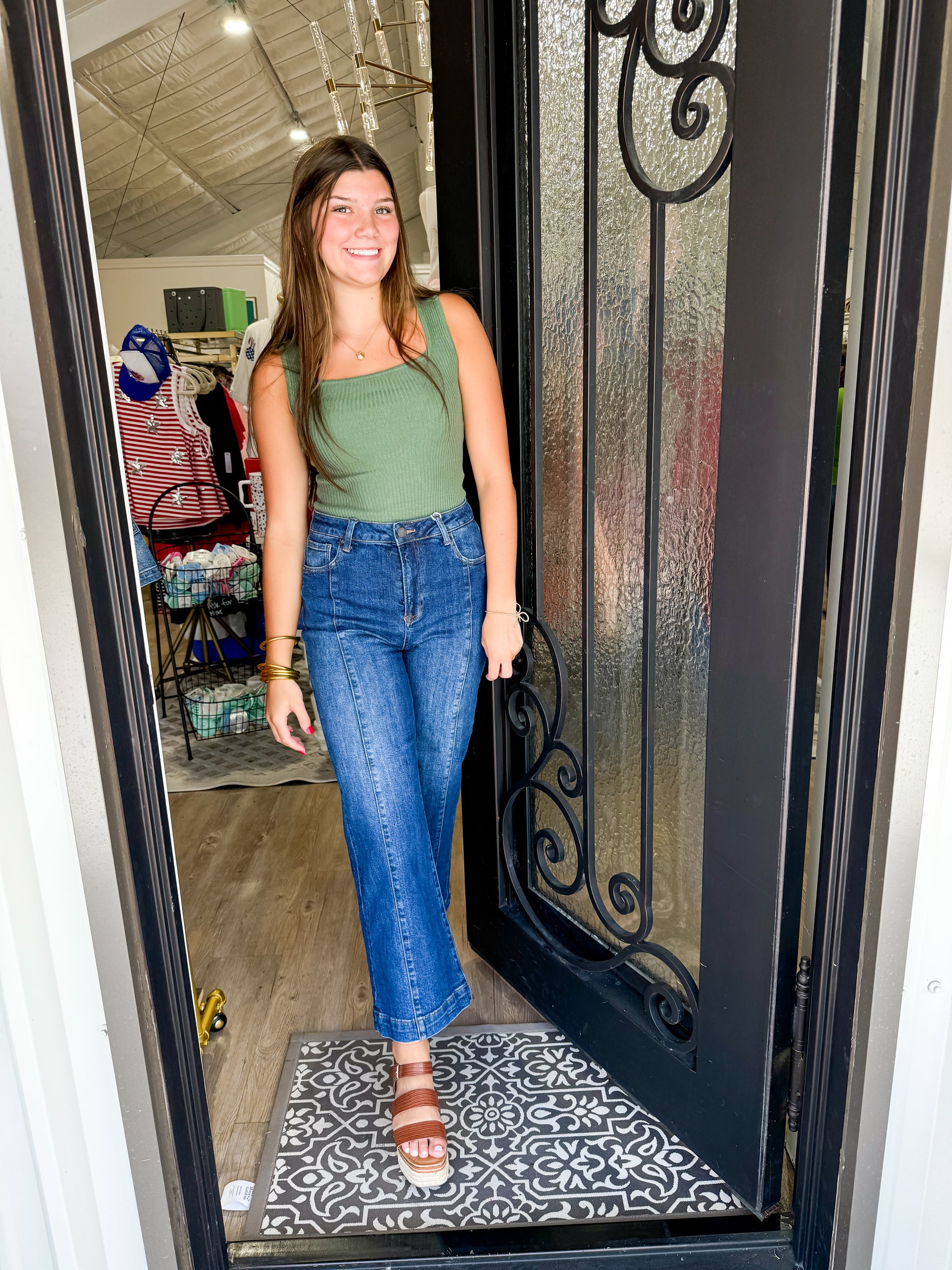 Ribbed Tank Bodysuit - Southern Belle Boutique