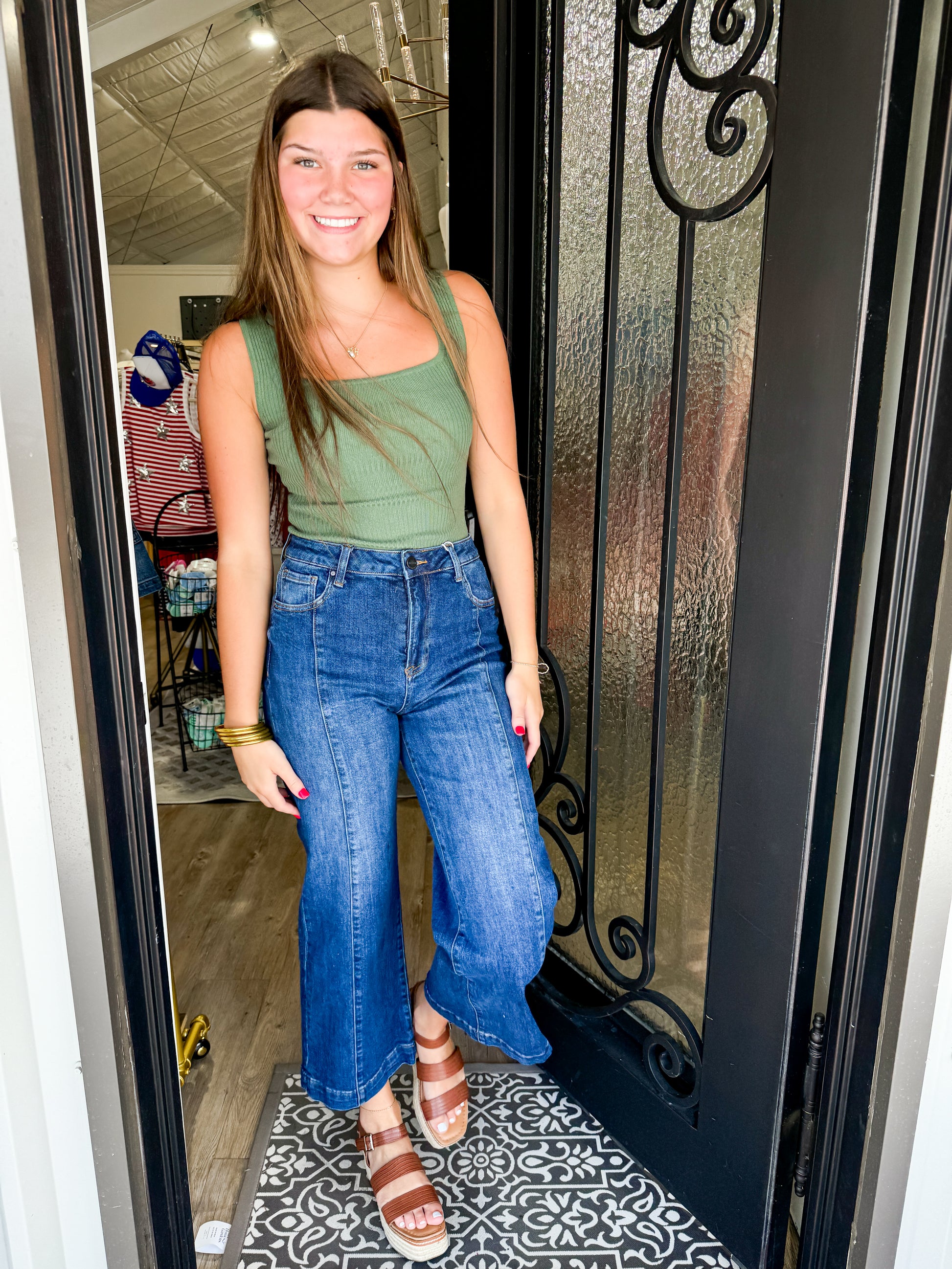 Ribbed Tank Bodysuit - Southern Belle Boutique