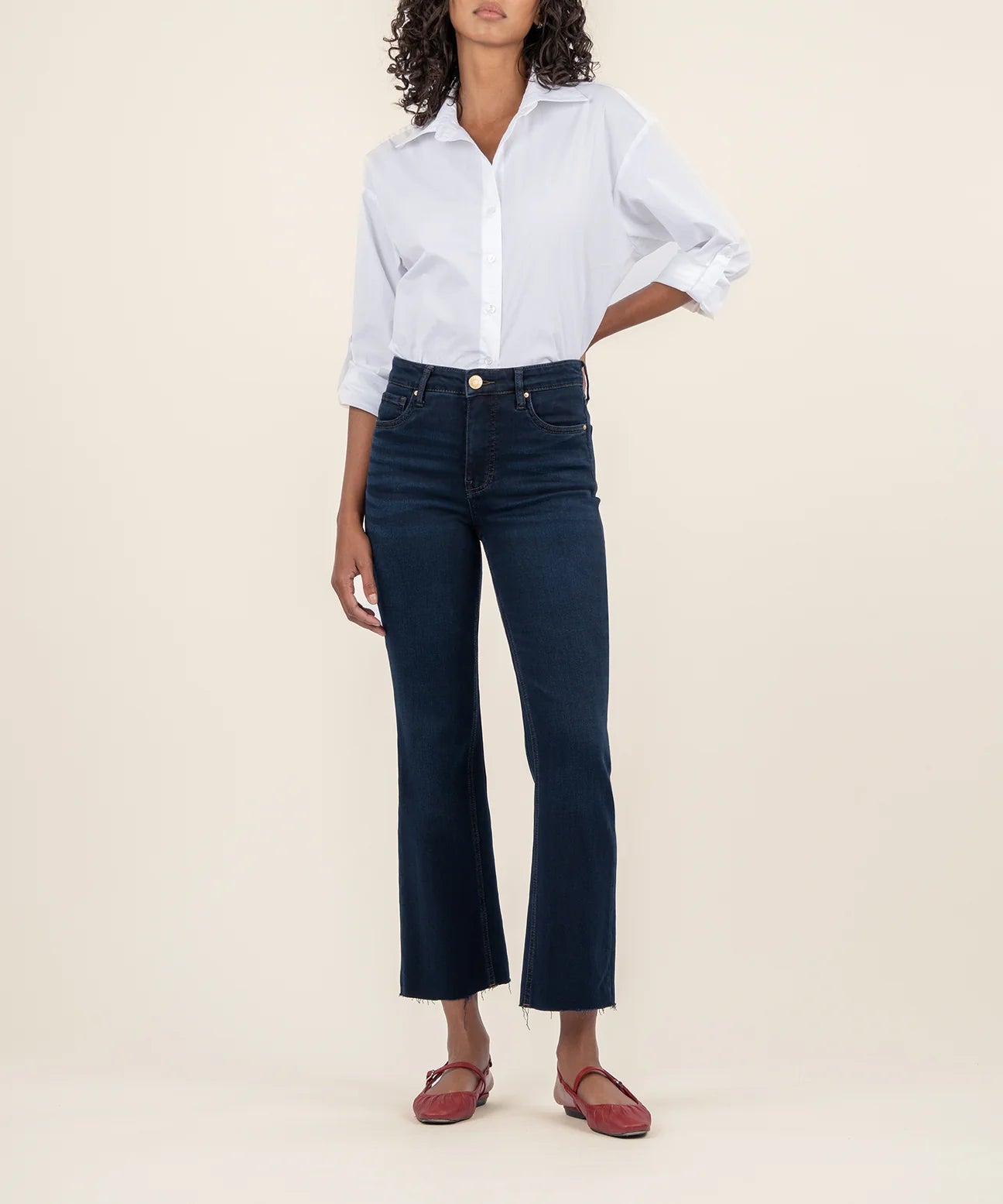 Kelsey High Rise Ankle Flare Nset Leg - Investing - Southern Belle Boutique