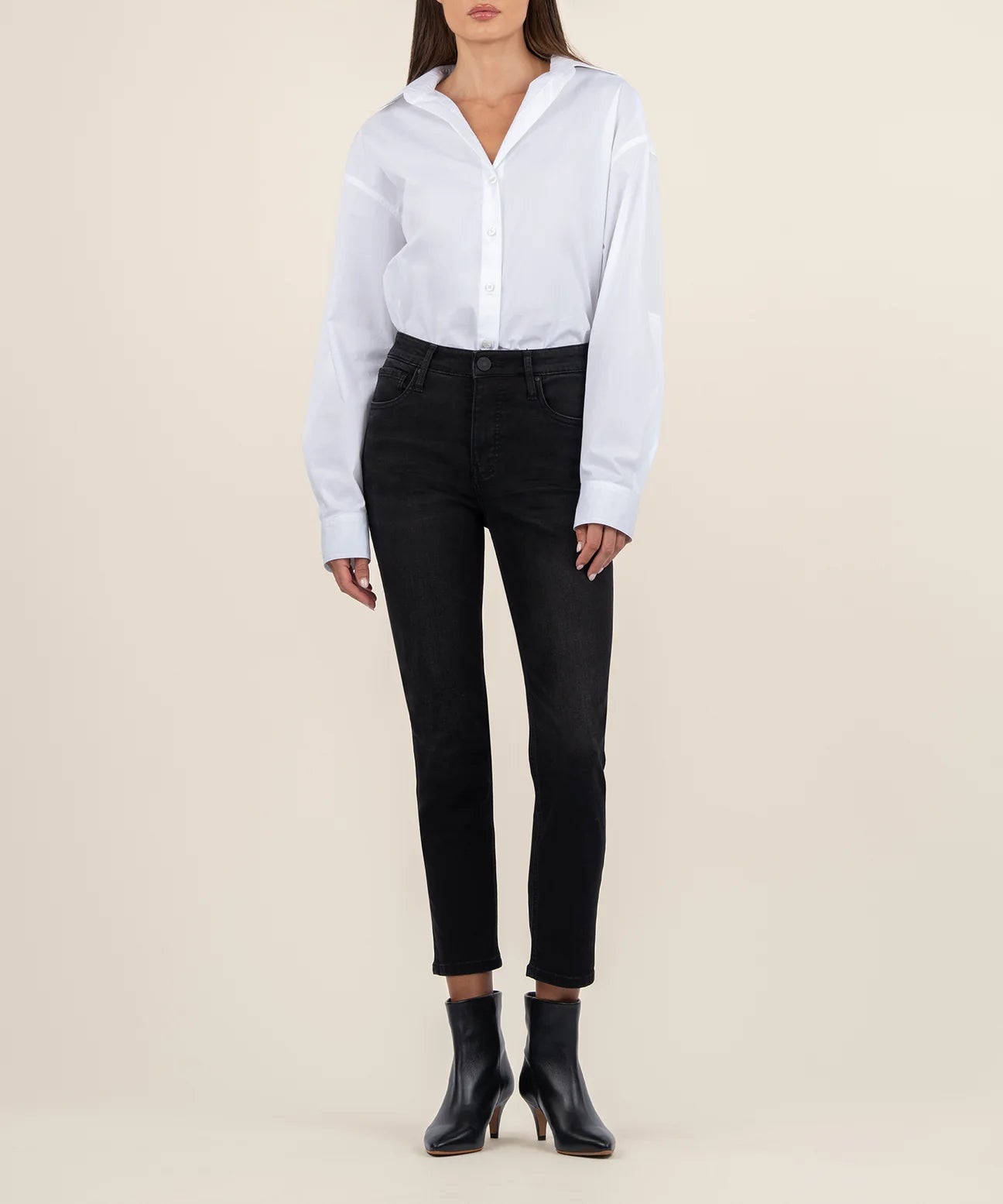 Rachael High Rise Mom Jean - Uplifting - Southern Belle Boutique