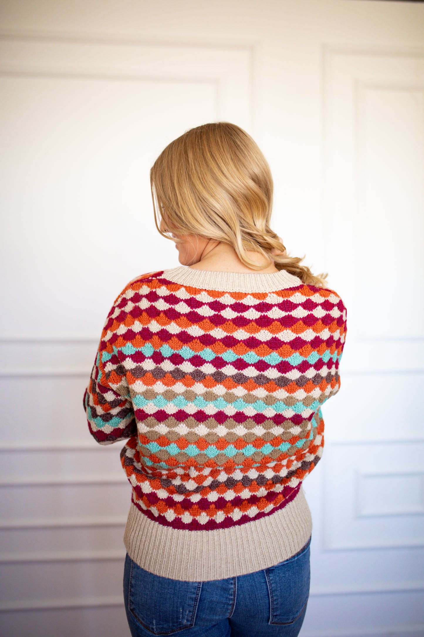 Fabienne Multi Color Sweater - Southern Belle Boutique