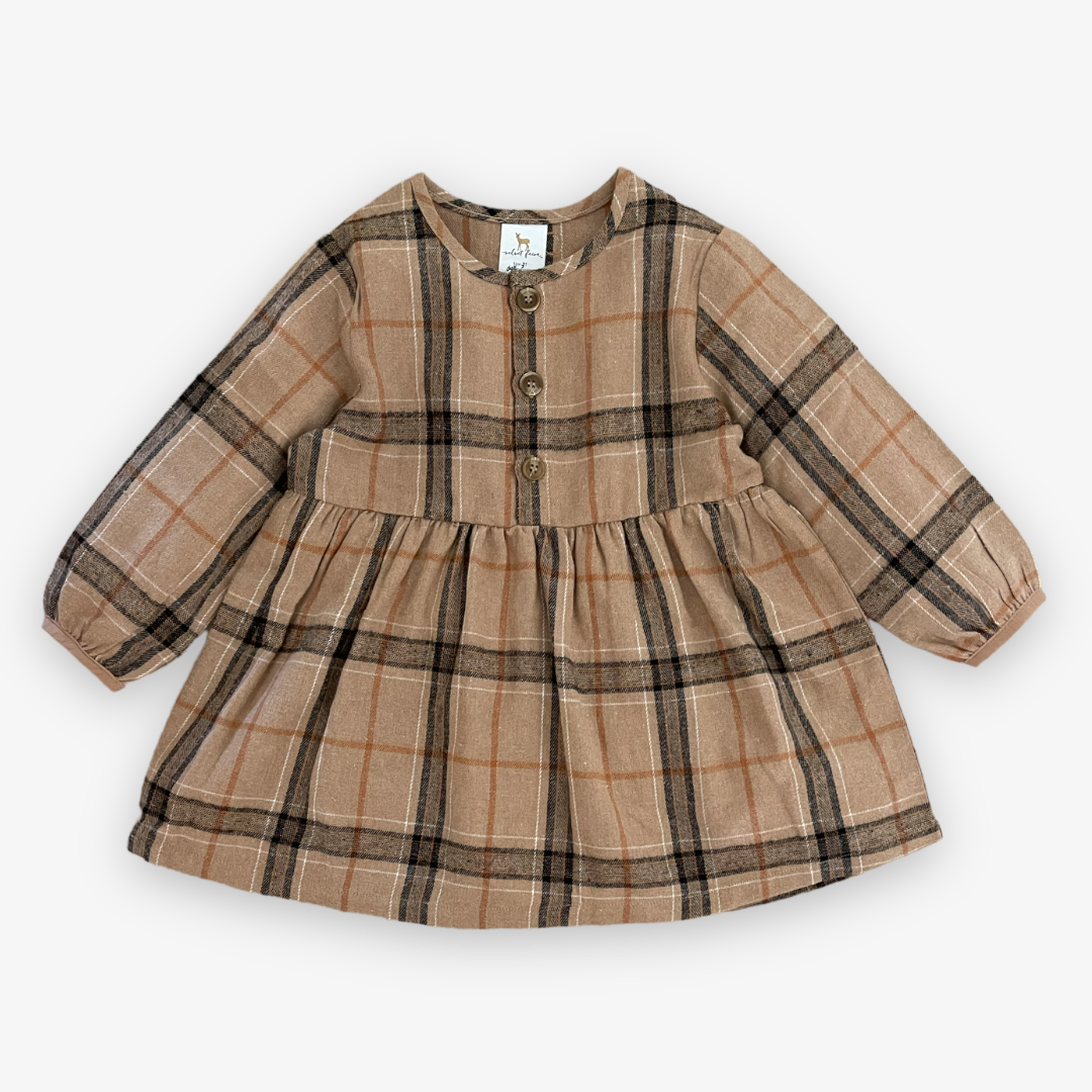 Elle Dress - Western Plaid - Southern Belle Boutique
