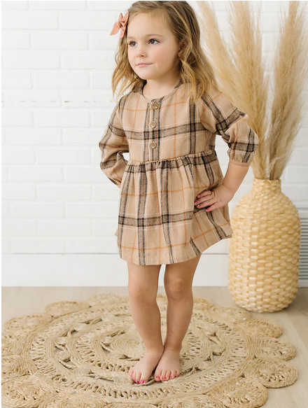 Elle Dress - Western Plaid - Southern Belle Boutique