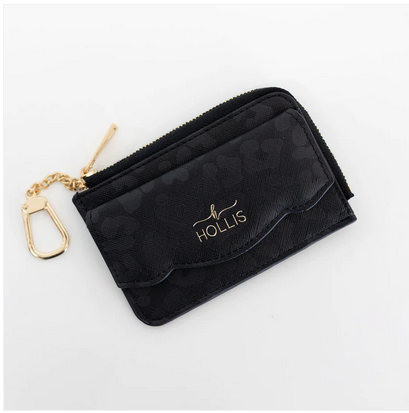 Black Leopard Coco Card Holder - Southern Belle Boutique