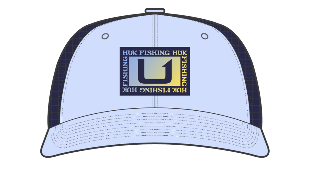 Gradient Patch 110 Trucker Hat - Ice Water - Southern Belle Boutique