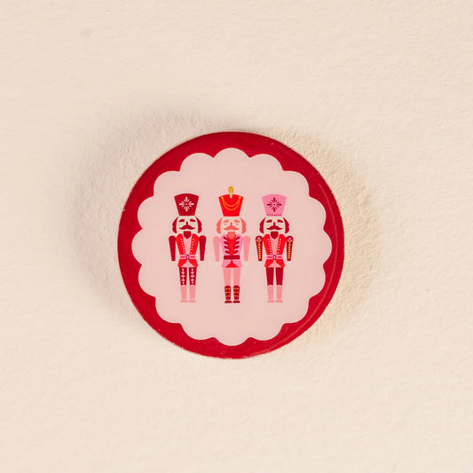 Nutcrackers Wood Enamel Coaster - Southern Belle Boutique