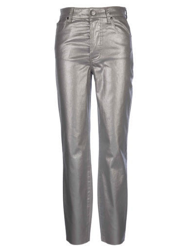 Charlize Coated High Rise Cigarette Leg - Southern Belle Boutique