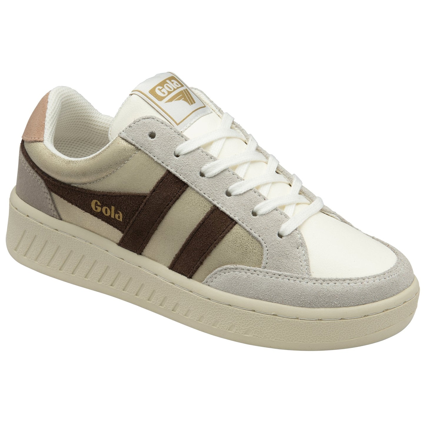 Superslam Blaze Gold/Dark Brown/Cameo Sneaker - Southern Belle Boutique