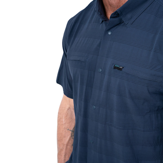 Oysterman S/S Woven Shirt - Midnight Navy