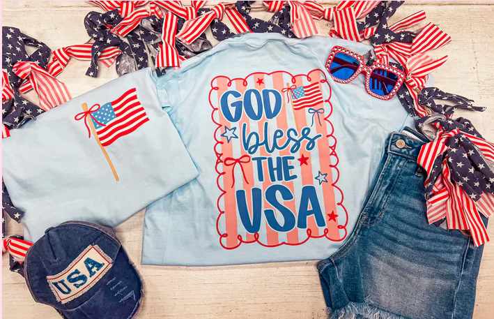 God Bless The USA Tee - Southern Belle Boutique