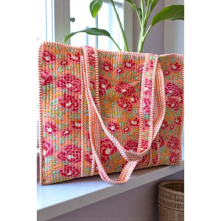Golden Hour Floral Tote Bag - Southern Belle Boutique