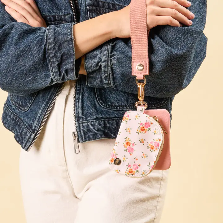 Dynamic Duo Pouch Wristlet-Endless Daydream Cream - Southern Belle Boutique