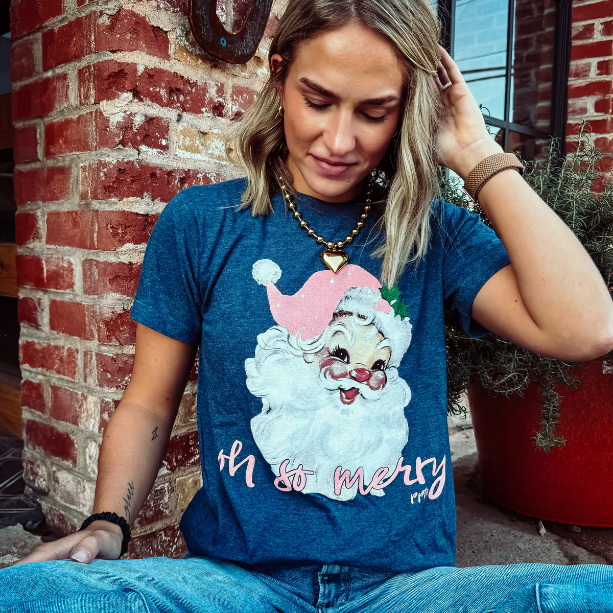 Santa Oh so Merry Tee - Southern Belle Boutique