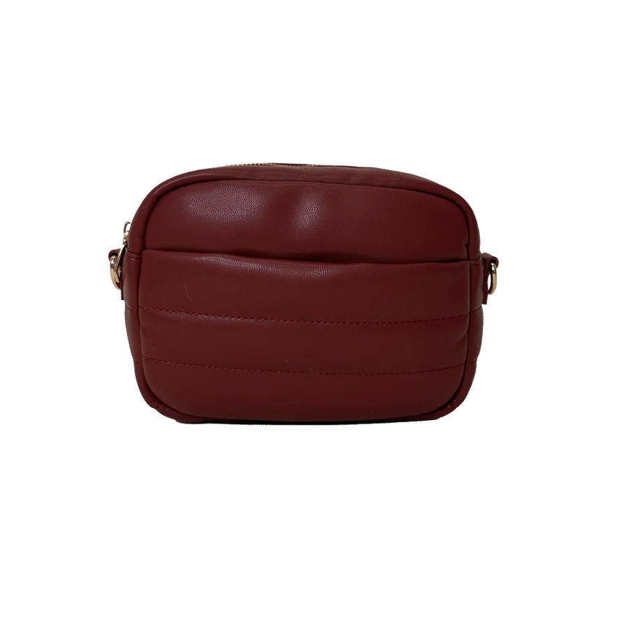 Sadie Quilted Leather Zip Top Purse - Southern Belle Boutique