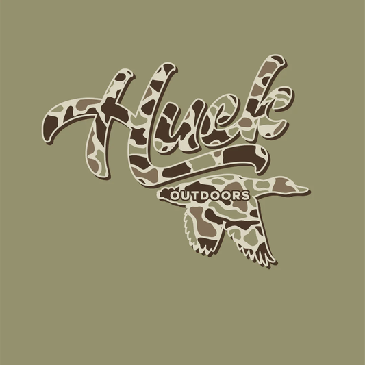 Old School Camo Huck Youth Tee - Southern Belle Boutique