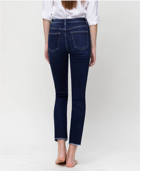 High Rise Slim Straight Jean - Growing Light - Southern Belle Boutique