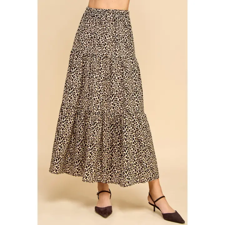 Three Layered Animal Printed Skirt - Southern Belle Boutique