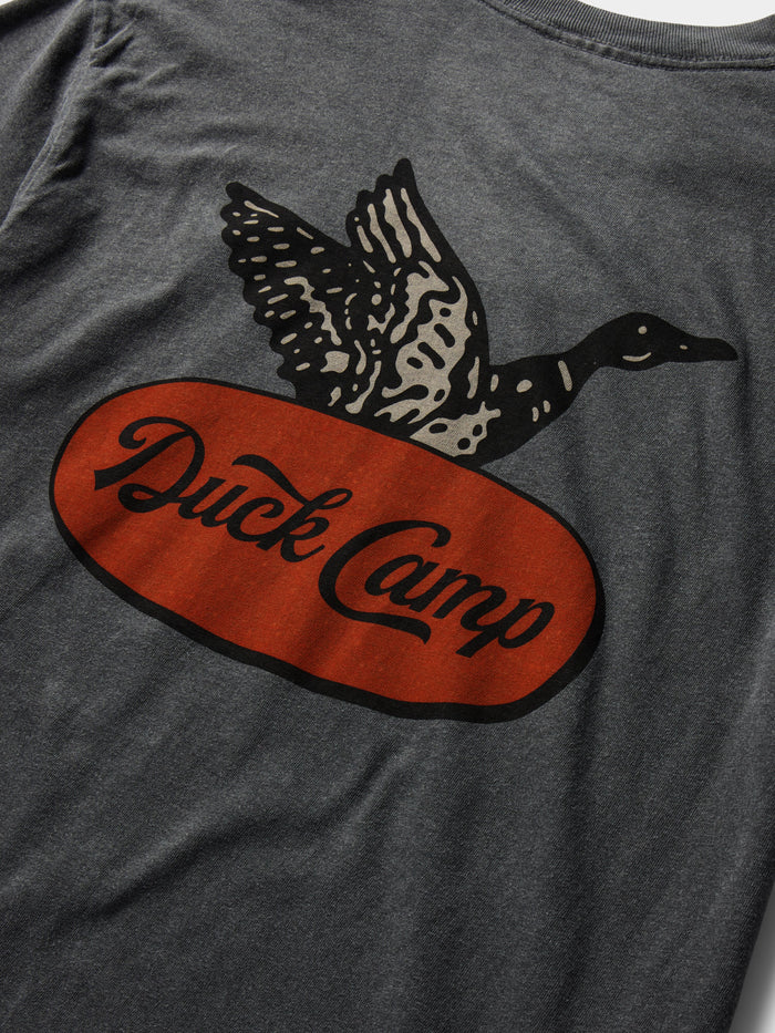 Duck Scripture Tee - Pepper - Southern Belle Boutique