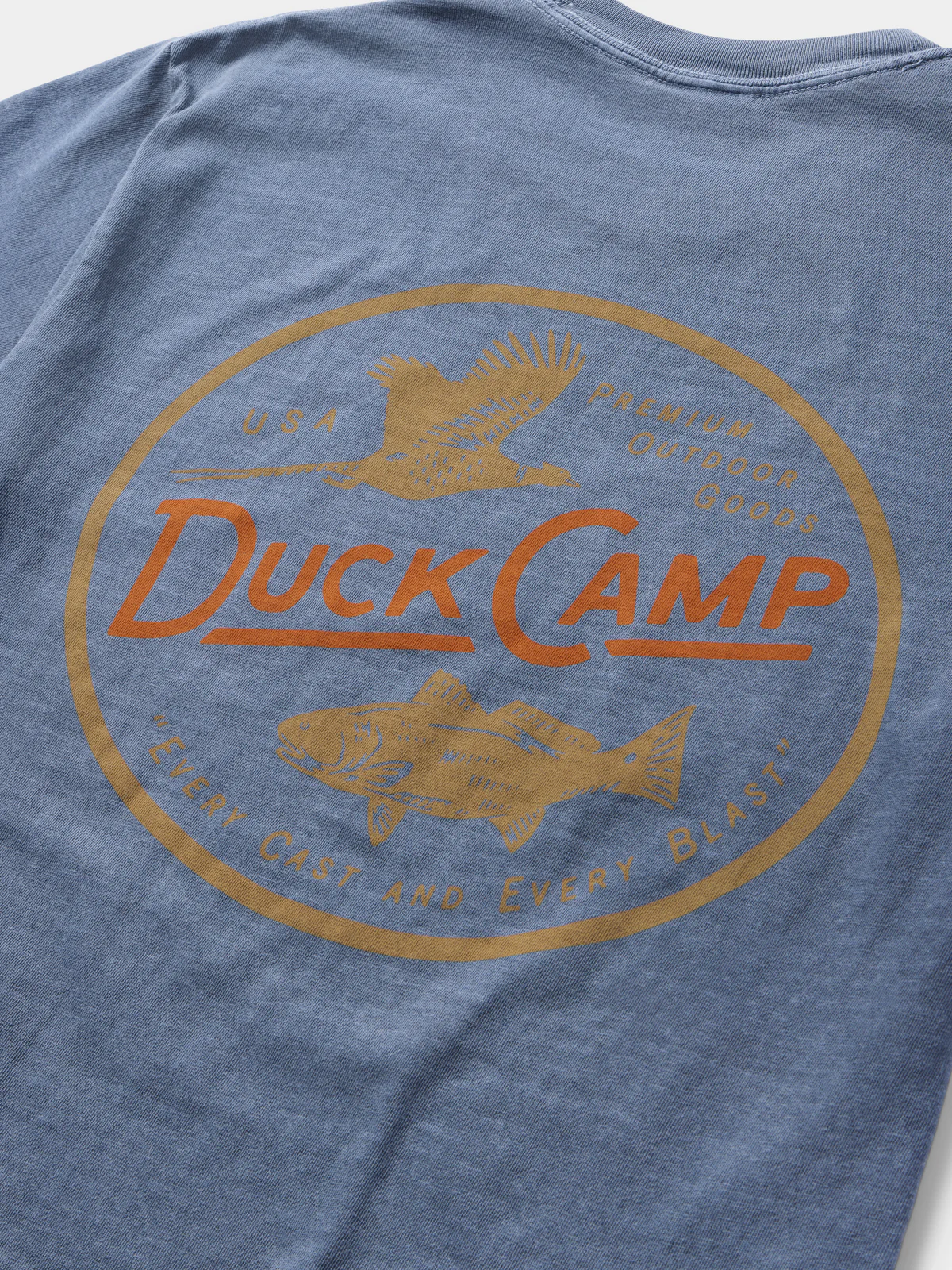 Pheasant Redfish TShirt - Dark Denim - Southern Belle Boutique