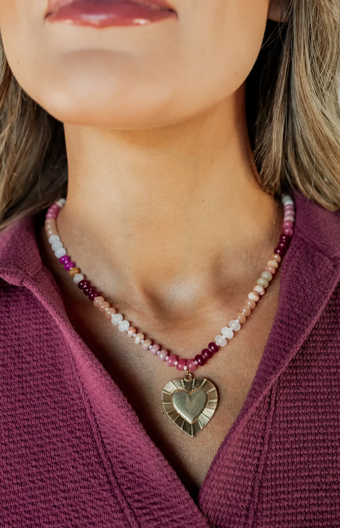 The Heart of Gold Necklace - Southern Belle Boutique