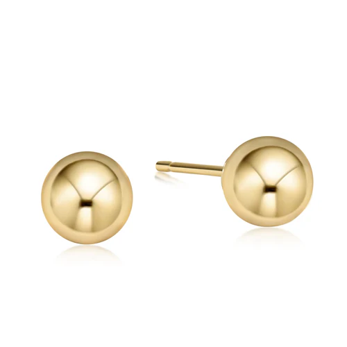 Classic 10mm Ball Stud - Gold - Southern Belle Boutique