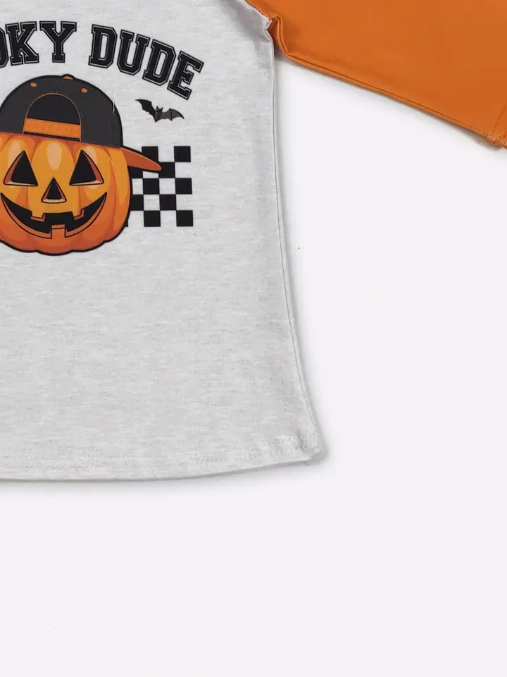Spooky Dude Boy Raglan - Southern Belle Boutique