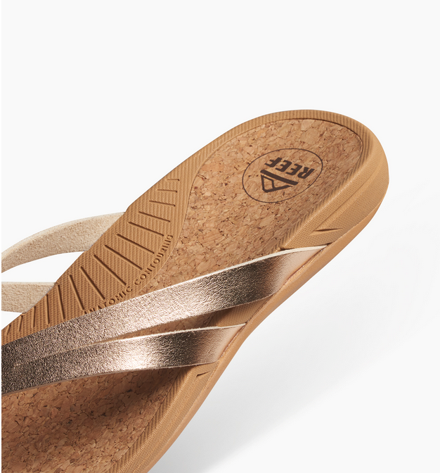 Pacific Joy Leather Flip Flop - Golden Hour - Southern Belle Boutique