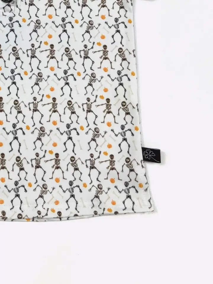 Skeleton Boy Collar Shirt - Southern Belle Boutique