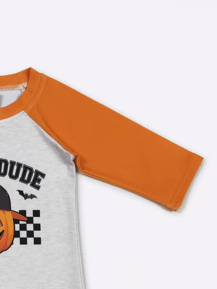 Spooky Dude Boy Raglan - Southern Belle Boutique