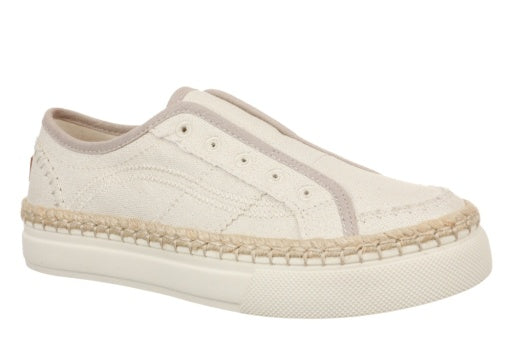 No Chill Silver Raffia Sneaker - Southern Belle Boutique