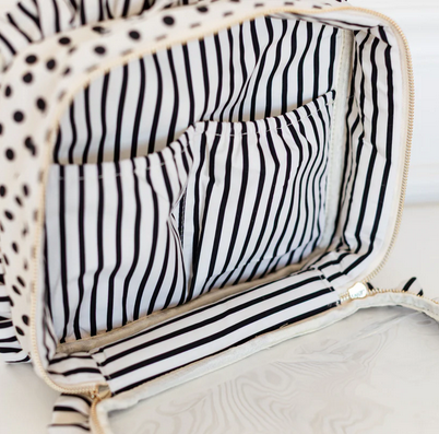 Jett Setter - Black Polka Stripe - Southern Belle Boutique