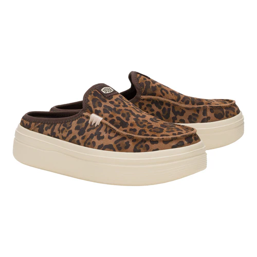 Austin Lift Classic Slide Sneaker - Brown Leopard