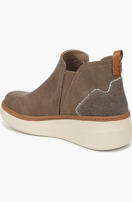 Charming Platform Wedge Suede Woodsmoke Boot - Southern Belle Boutique