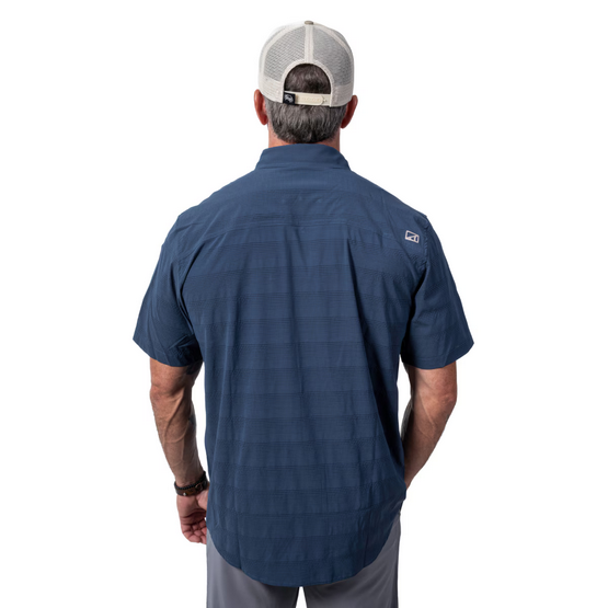 Oysterman S/S Woven Shirt - Midnight Navy