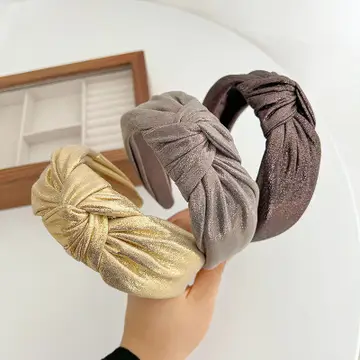 Holiday Metallic Knot Headband - Southern Belle Boutique