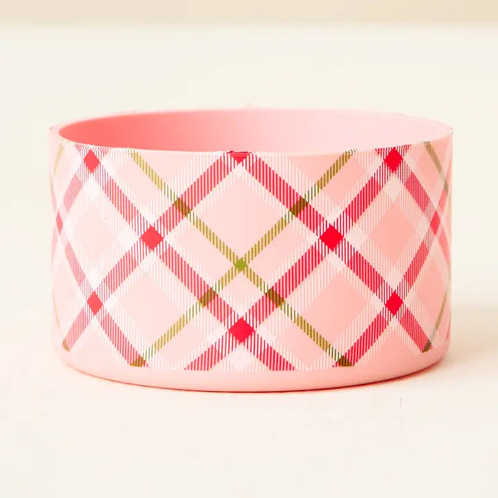 Tumbler Silicone Boot-Festive Plaid - Southern Belle Boutique