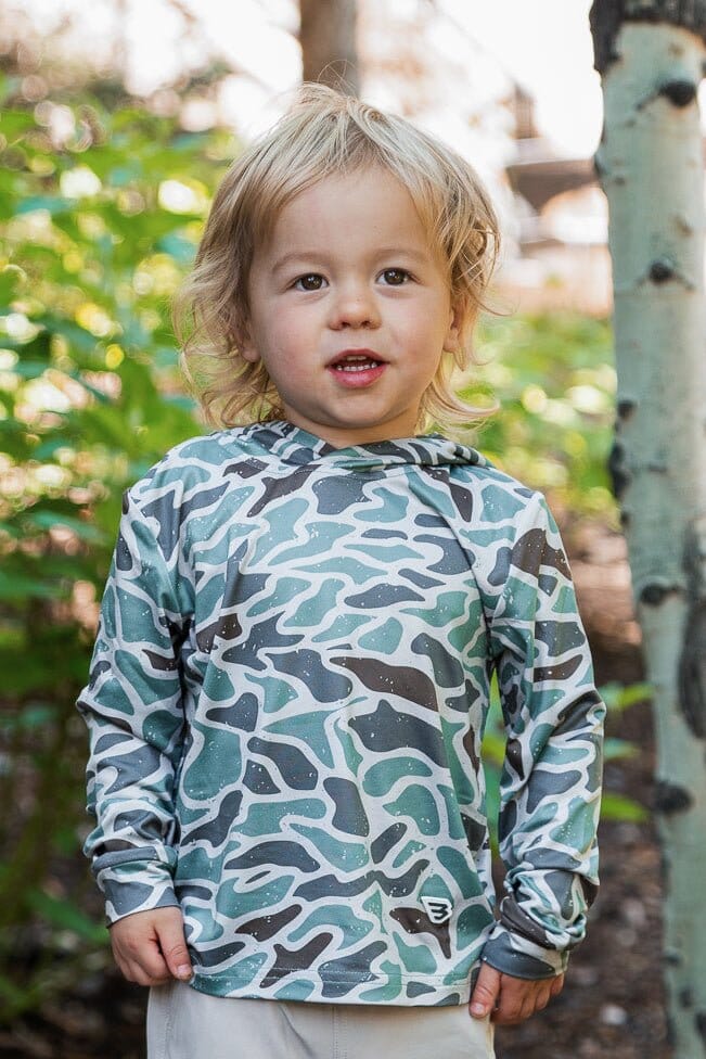 Retro Duck Camo Performance Hoodie Youth - Southern Belle Boutique