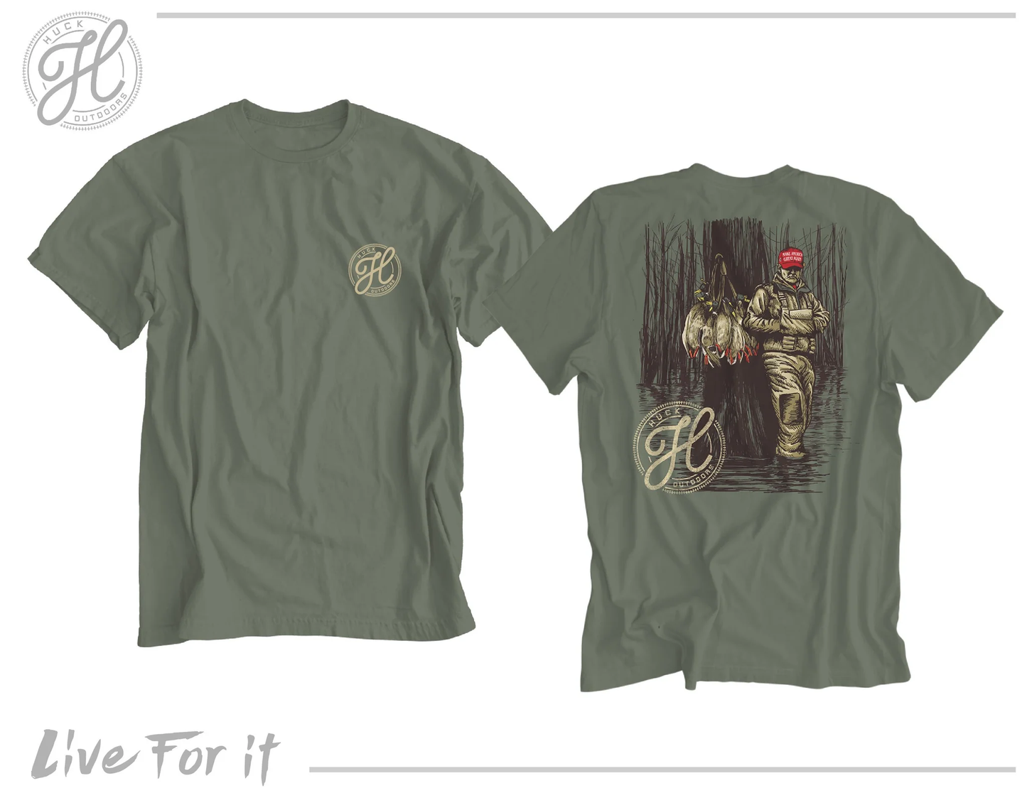 Trump Honeyhole Duck Woods Tee - Southern Belle Boutique