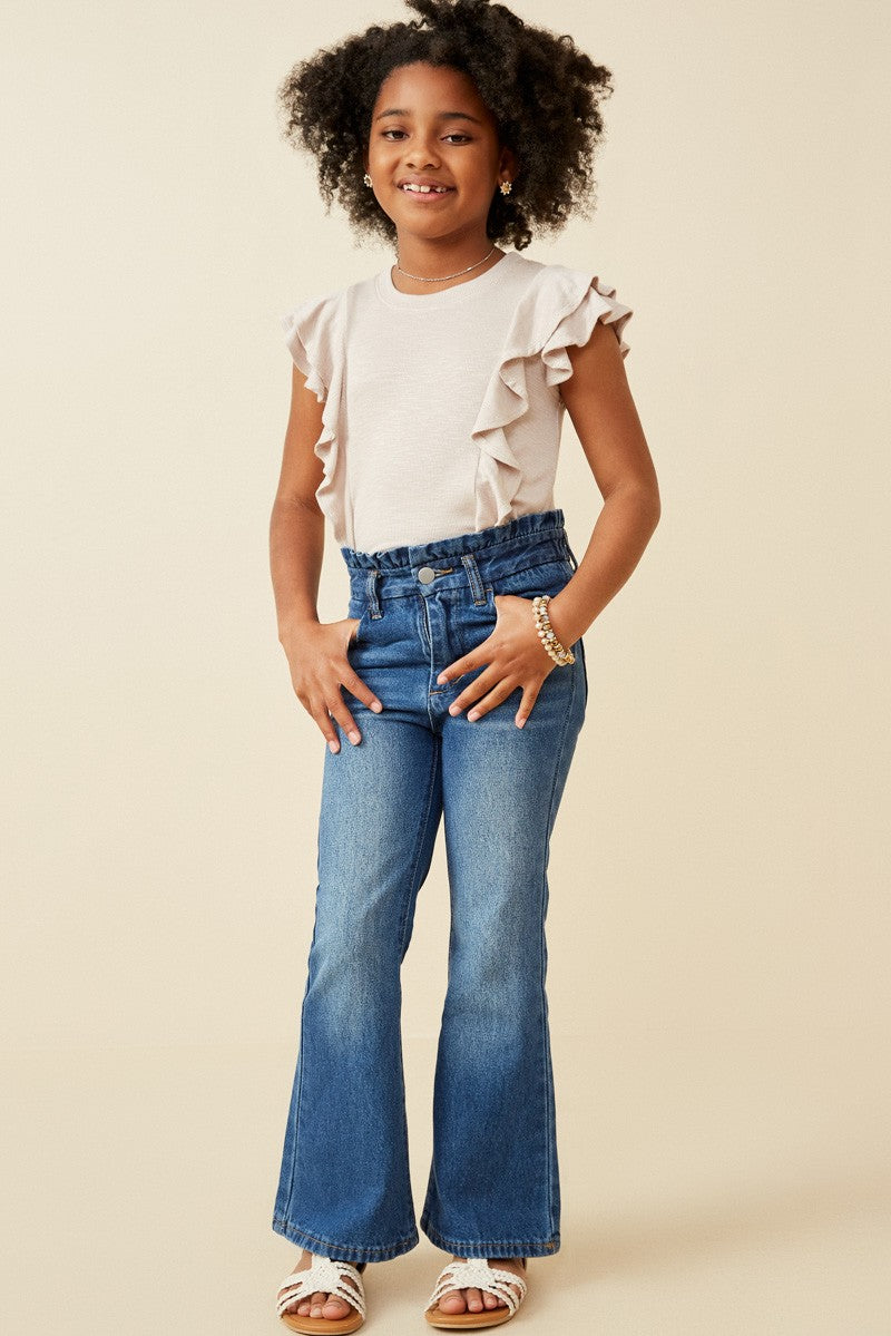 Flared Denim Jeans - Southern Belle Boutique