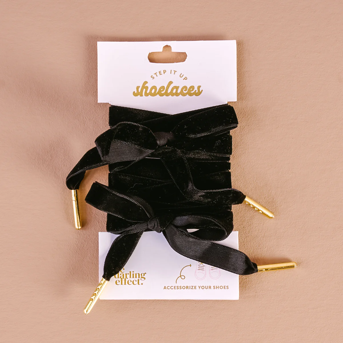 Step It Up Shoelaces - Velvet Black - Southern Belle Boutique