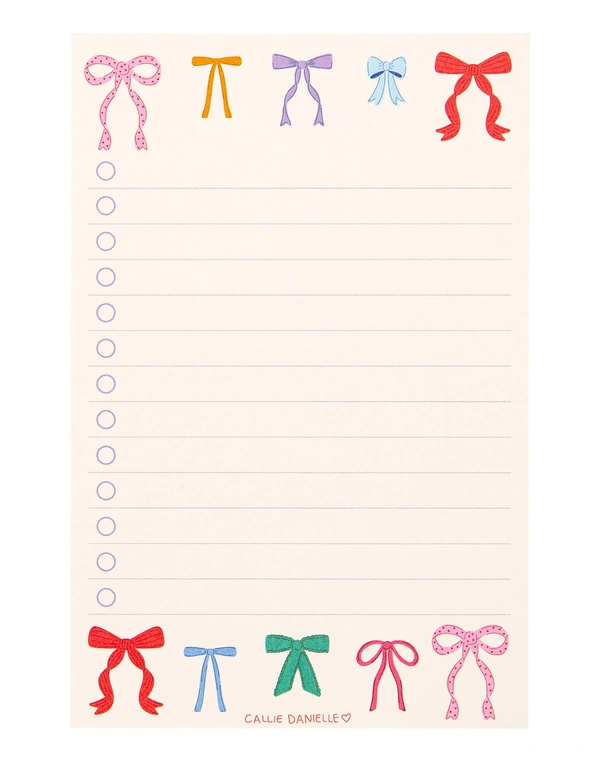 Bows To Do List Notepad - Southern Belle Boutique