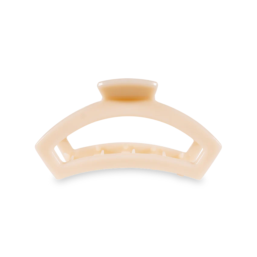 Teleties Open Almond Beige Medium Hair Clip - Southern Belle Boutique