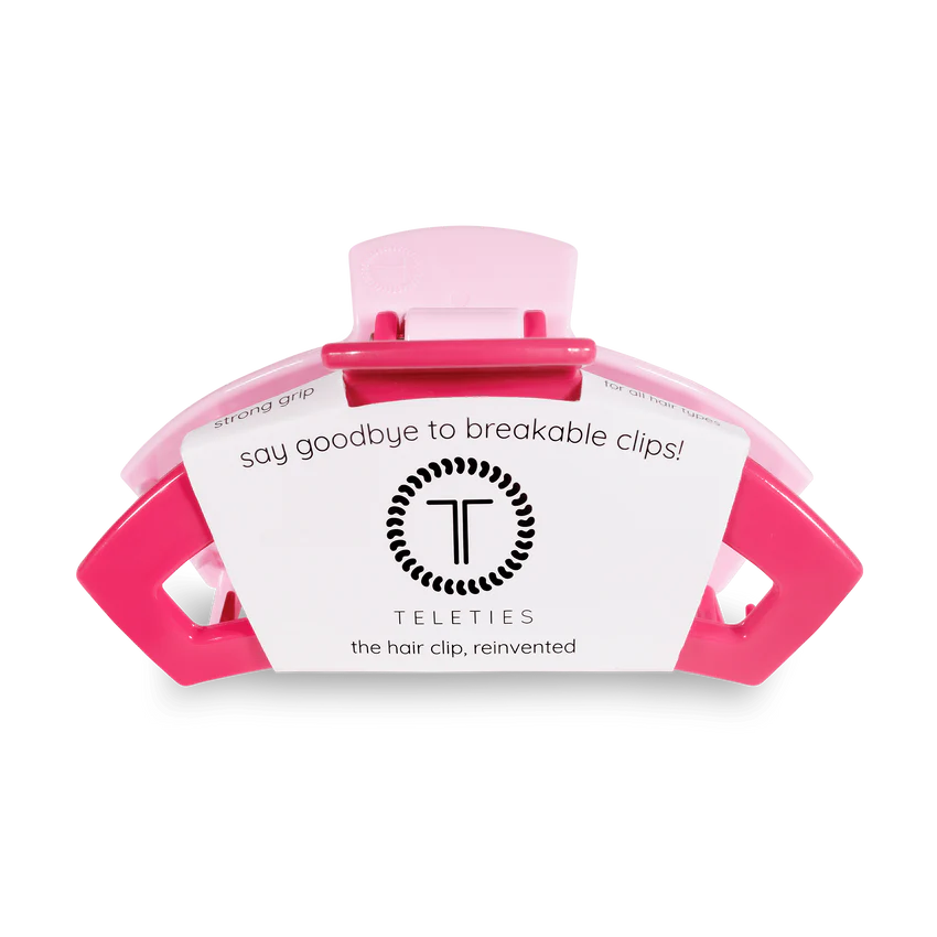 Open Better Half Tiny Hair Clip - Pink - Southern Belle Boutique