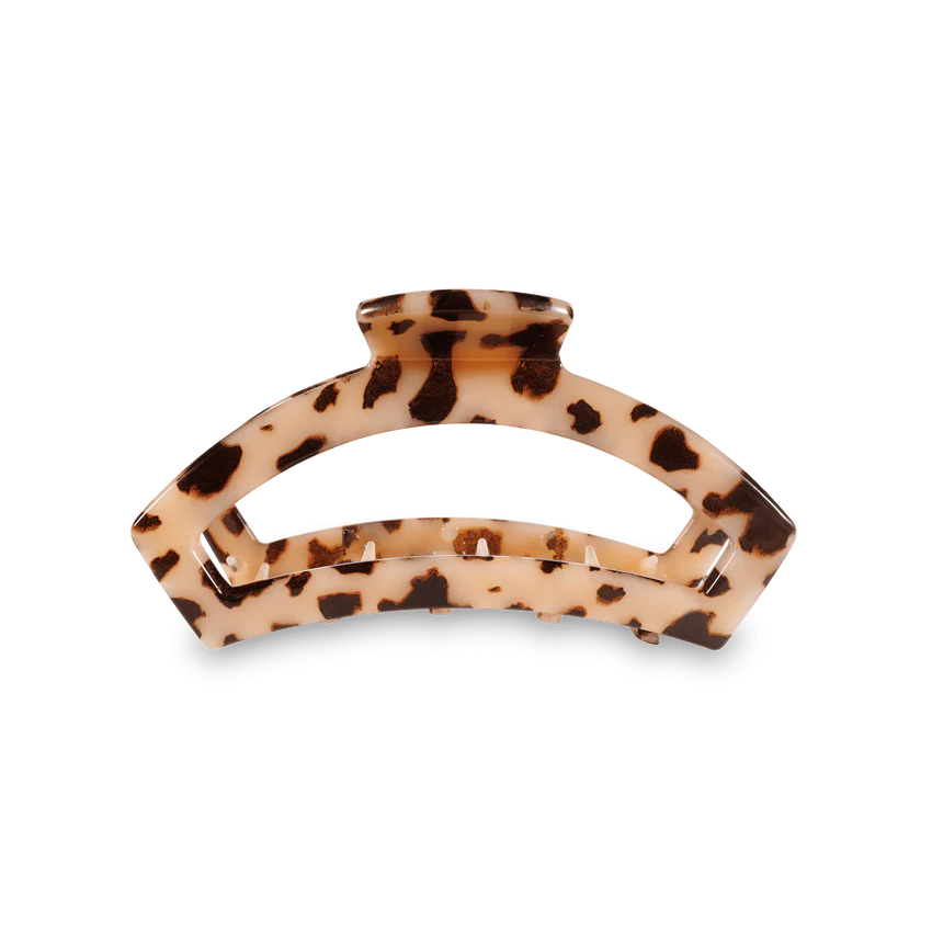 Teleties Open Blonde Tortoise Medium Hair Clip - Southern Belle Boutique