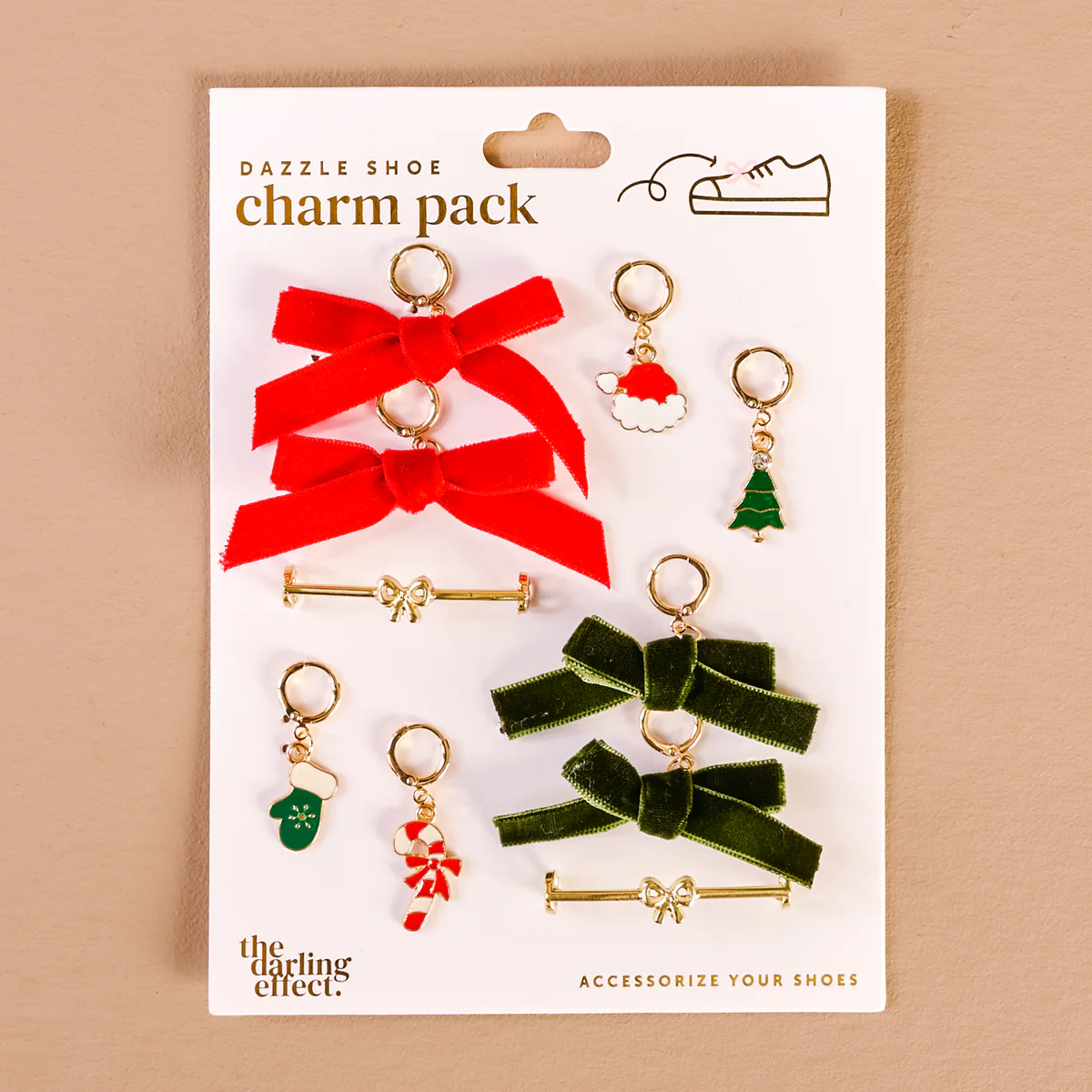 Dazzle Shoe Charm Pack - Very Merry