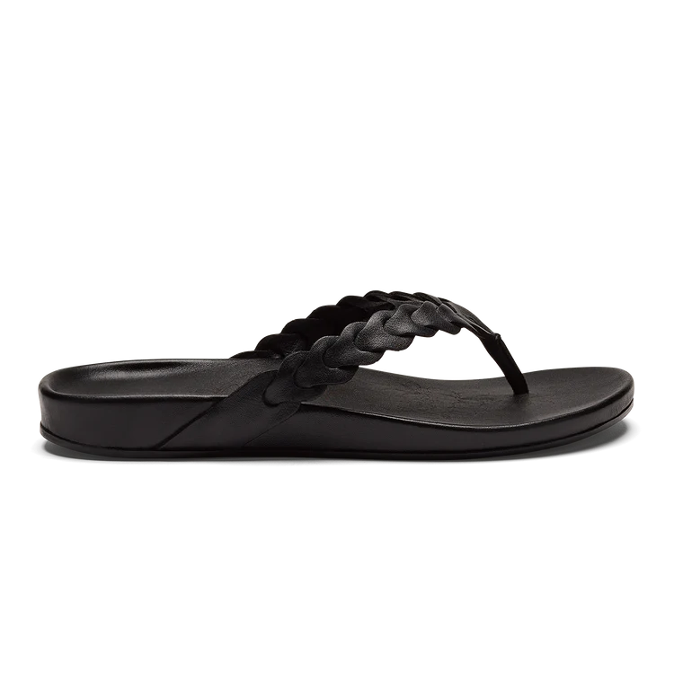 Lei Leather Sandal – Lava Rock - Southern Belle Boutique