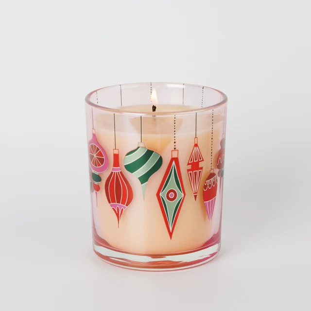 Ornament Decal Candle # 082 - Sweet Grace
