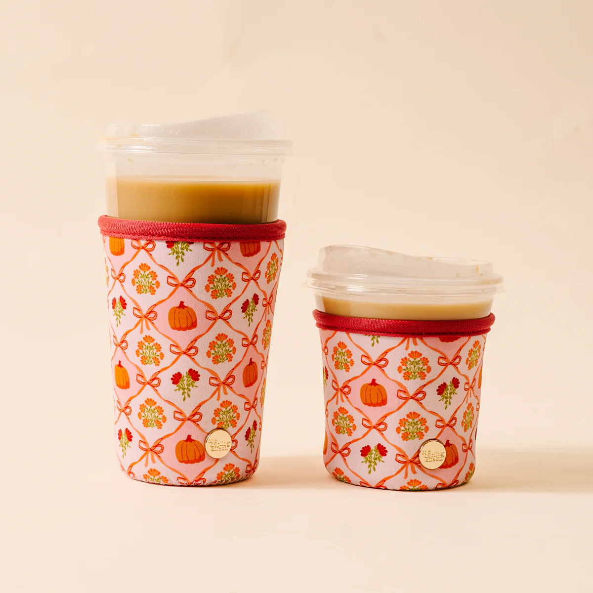 Sip Savvy Drink Sleeve - Patchwork Pumpking - Regular - Southern Belle Boutique