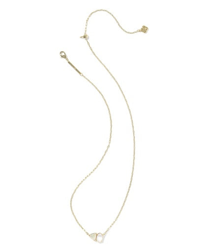 Tatum Short Pendant Necklace - Gold Neutral Mix - Southern Belle Boutique