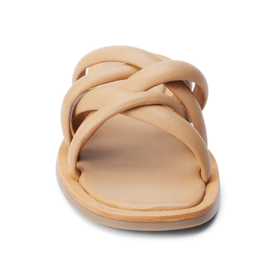 Roy Slide Sandal - Nude - Southern Belle Boutique